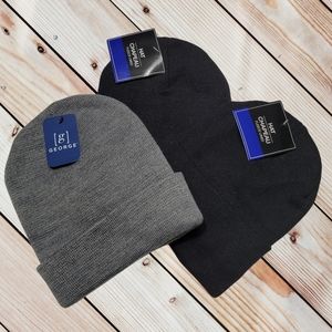 Men's Toboggan Hats (3) NWT
